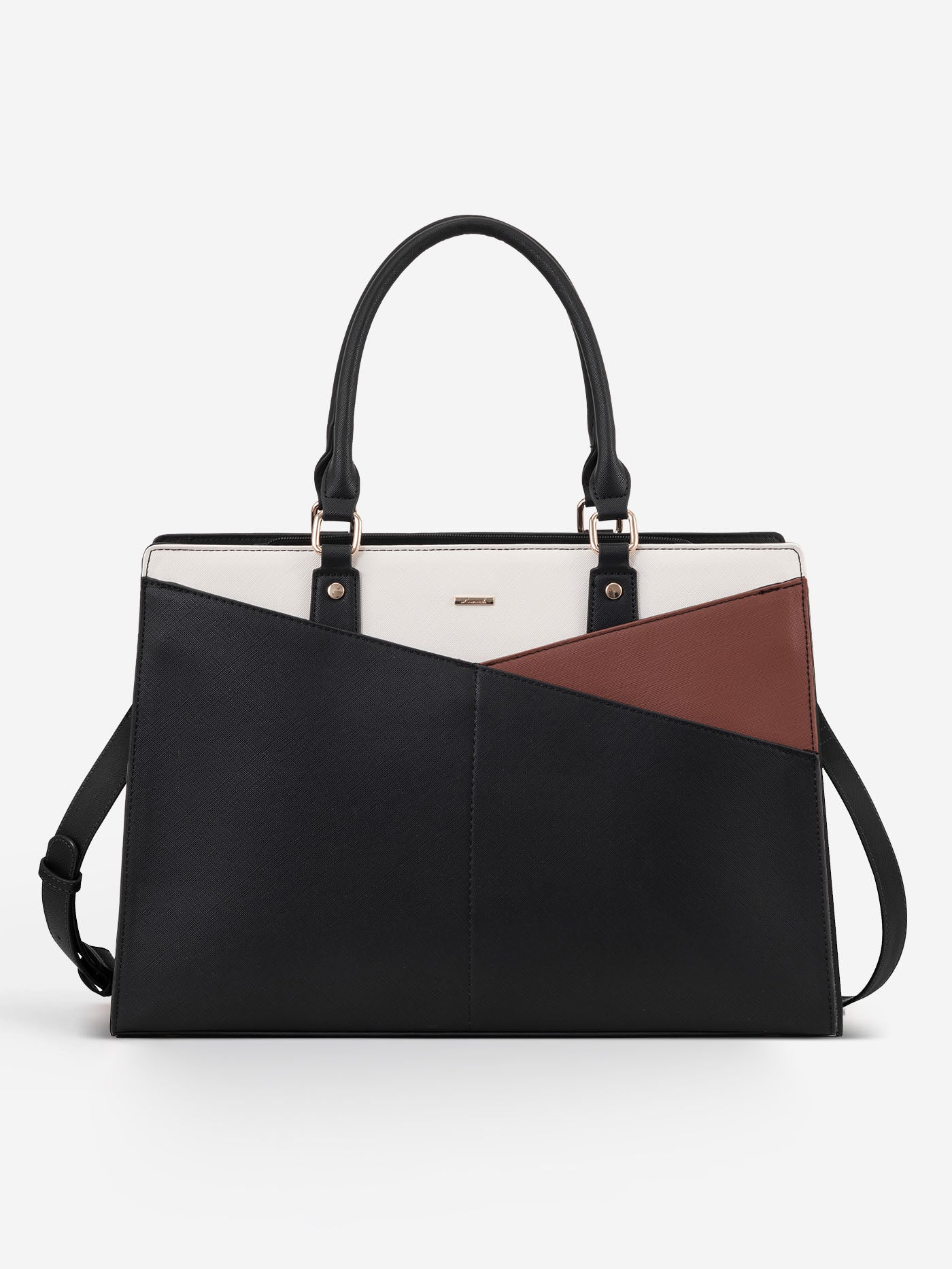 2Pcs Leather Office Laptop Tote Bag, 15.6" 17.3" - Image 7
