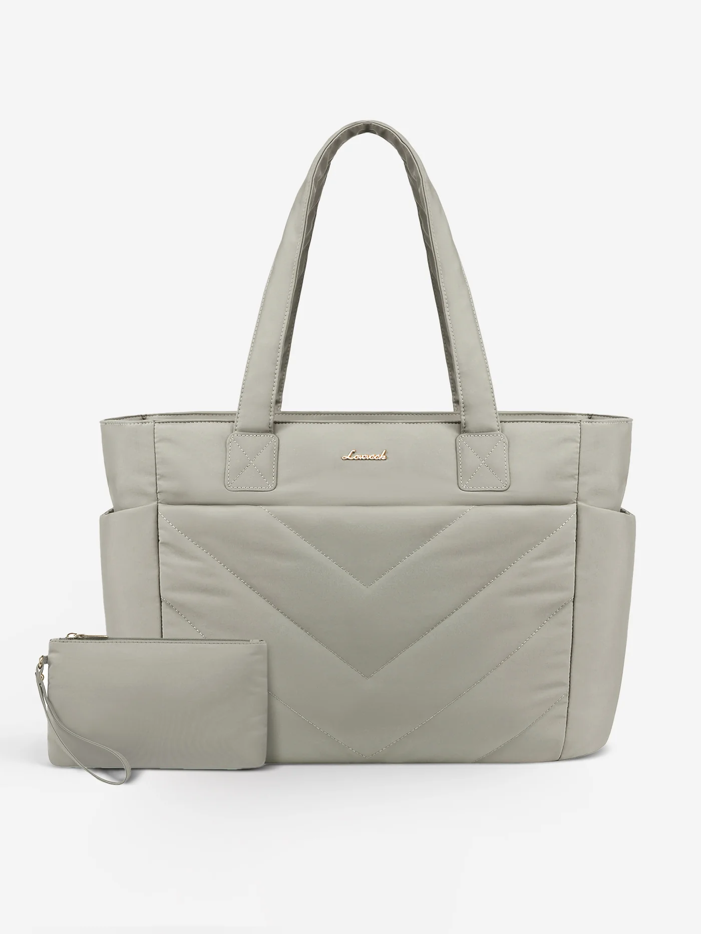 2Pcs Lightweight Puffy Tote Bag - Image 11
