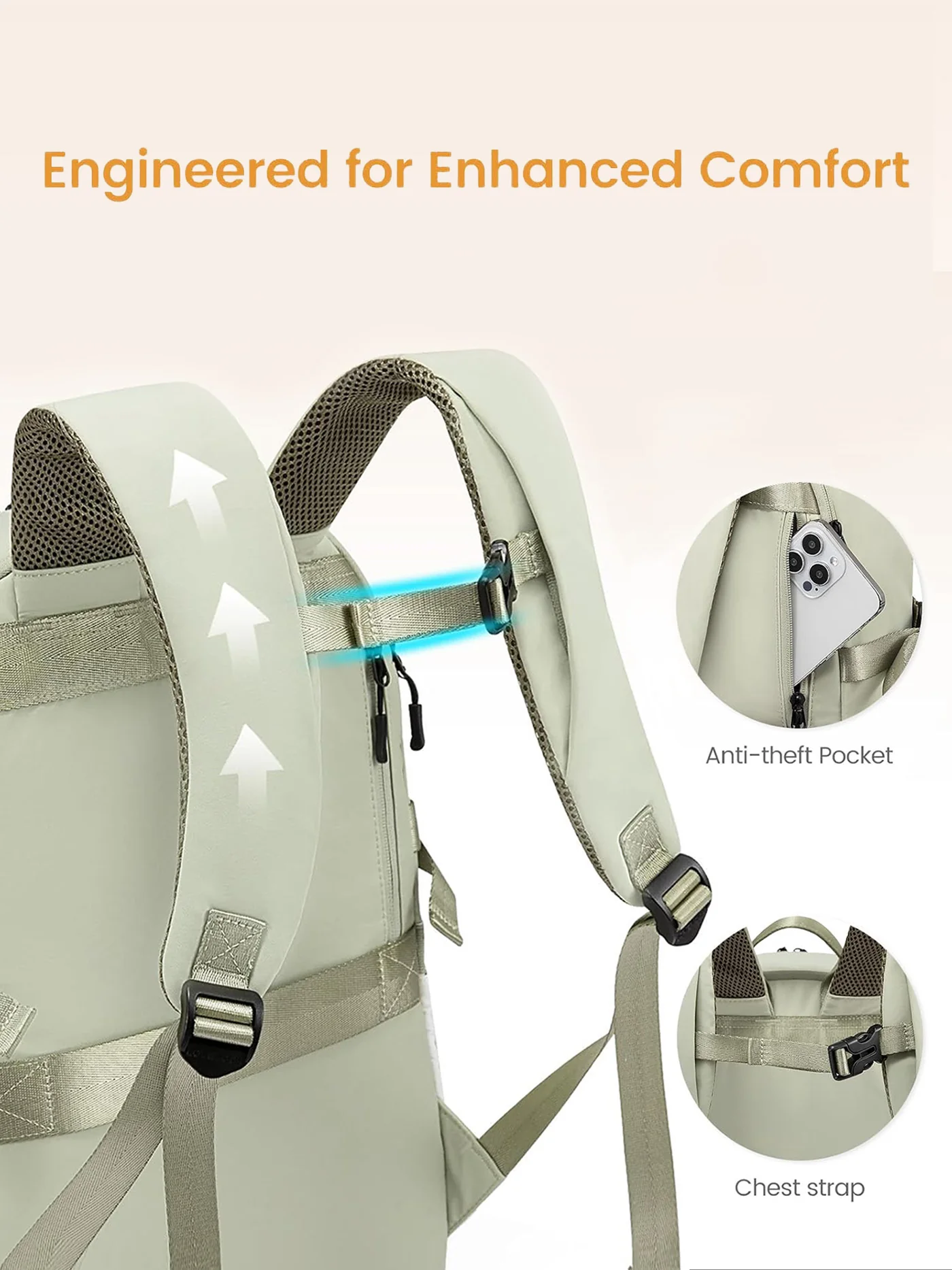 Lightweight Laptop Backpack, 15.6"-18", 4572 - Image 7