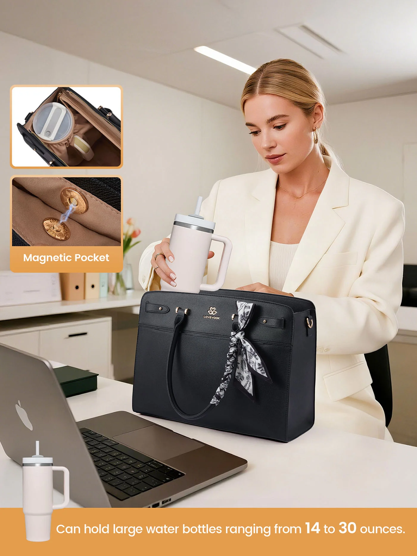 Laptop Tote Bag 15.6" 17.3" - Image 2