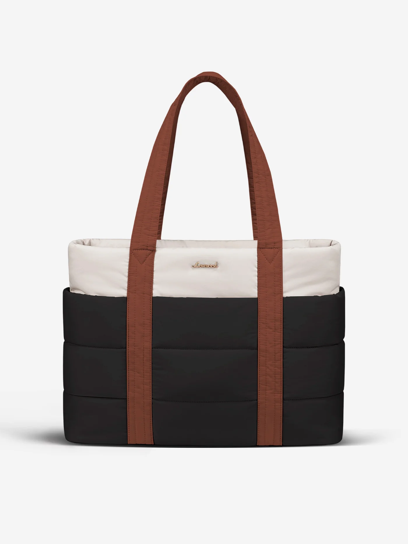 Large Puffer Work Tote Bag, 15.6" 17" - Image 2