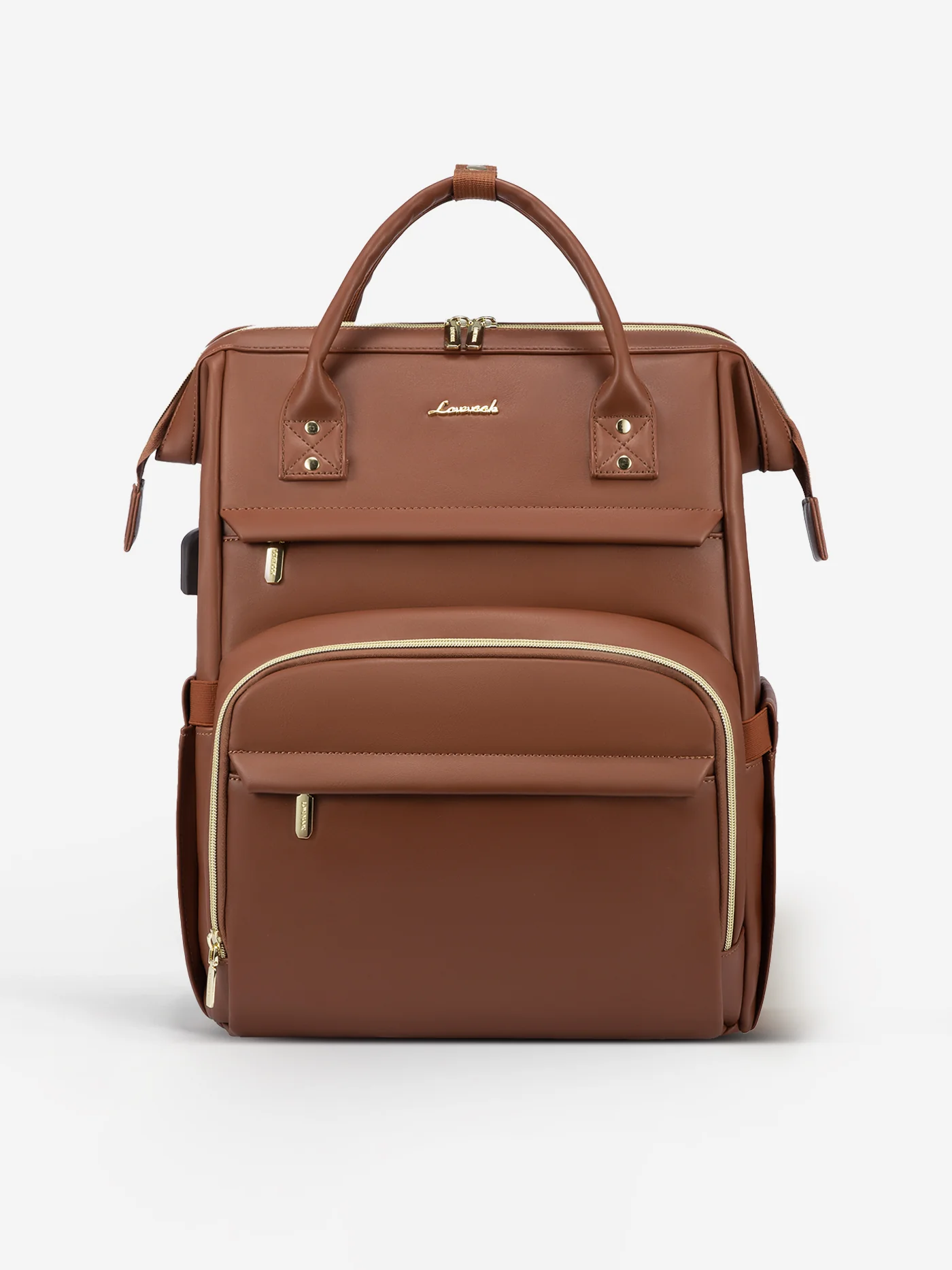 Leather Laptop Backpack, 15.6"-18" - Image 13