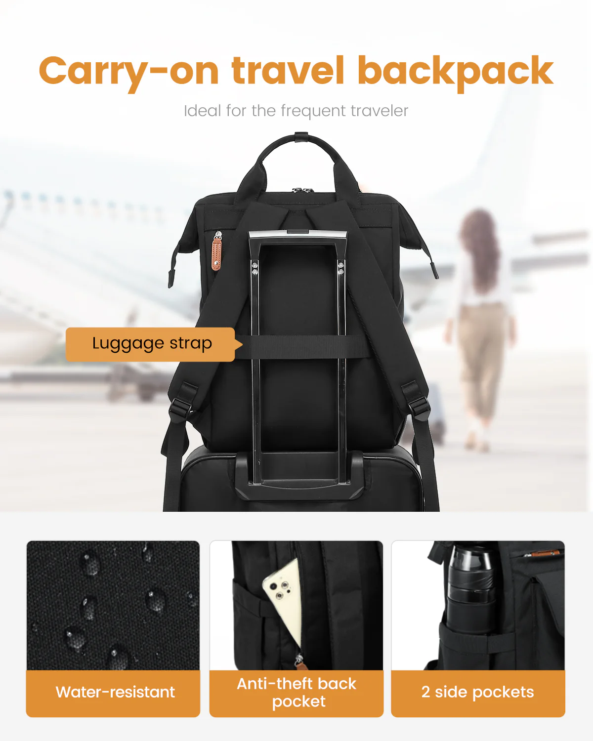Lona Ⅱ Laptop Backpack 15.6" 17.3" - Image 6