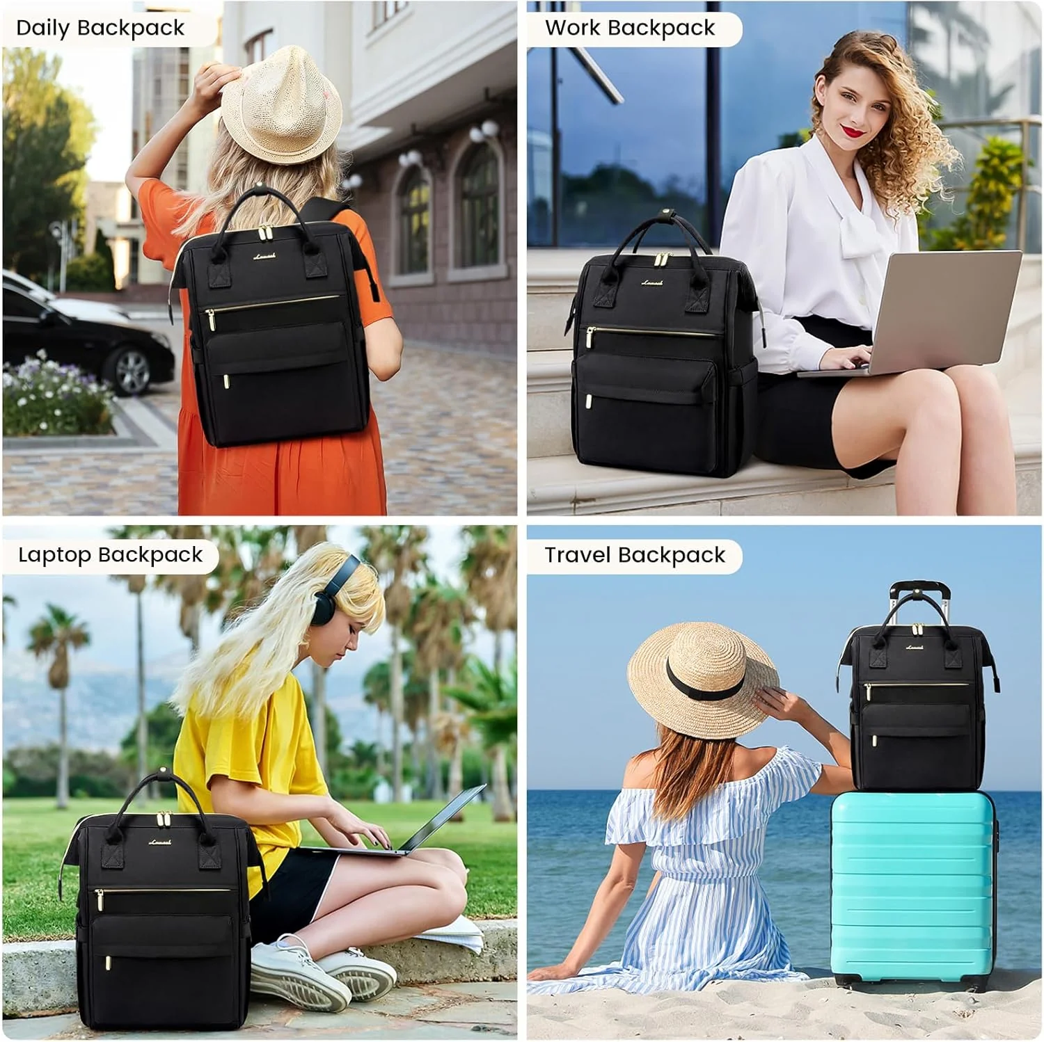 Laptop Backpack, 15.6" 17.3" - Image 7